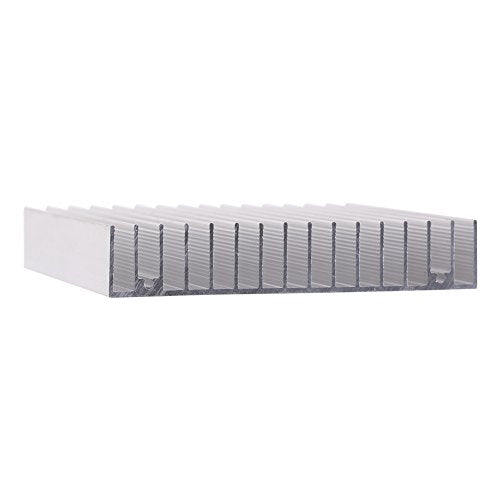 Aluminum Heat Sink Heatsink Module Cooler Fin for High Power Transistor Semiconductor Devices with 16 pcs fins 3.93"(L) x 3.93"(W) x 0.7"(H) /100mm(L) x 100mm(W) x 18mm(H)