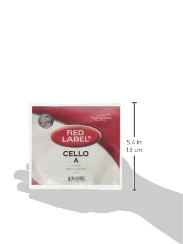 Super Sensitive Red Label 6115 Cello A String, 3/4