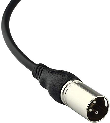 [AUSTRALIA] - EBXYA 1/4 TRS to XLR Male Cable 3 Ft, Gold Plated 6.35mm to XLR Male Adapter Cord - 3 Feet / 1 Meter 3ft/trs to 2xlr male 