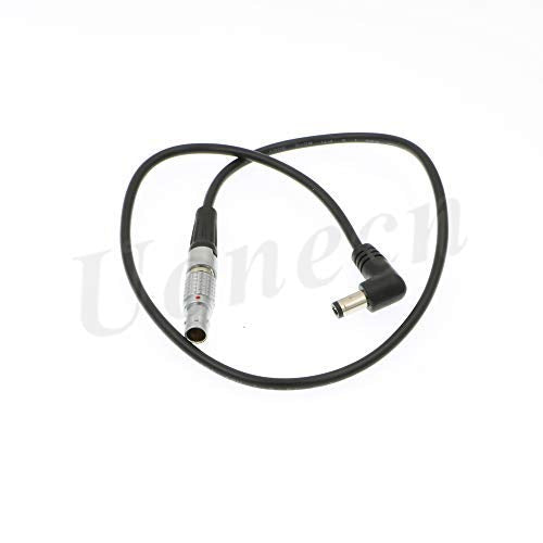 Teradek Bolt power cable 2 Pin Male to Right Angle DC For Transmitter Tilta battery plate on the FS7