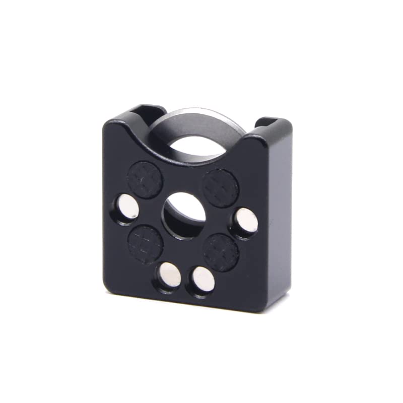 ANNTERY Cold Shoe Mount Adapter Bracket,Aluminium Alloy Flash Hot Shoe Adapter Mount,Cold Shoe Mount Adapter,with 1/4In Screw,1/4In Thread Hole,for Camera Tripod Photo Studio Kit(2pcs Pack)-A029