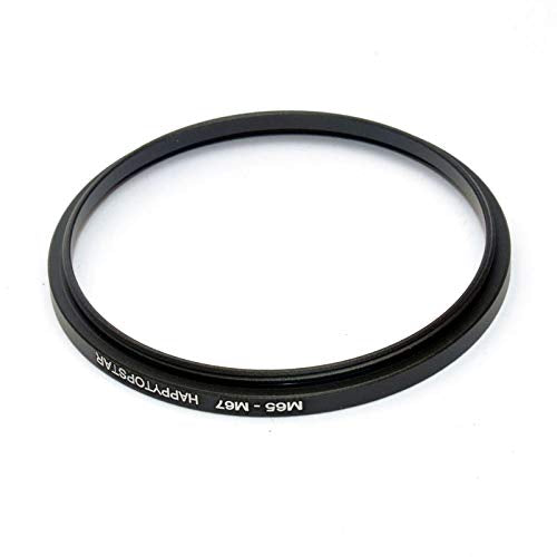 Metal M65 to M67 65-67 Male to Female 65mm 1mm Thread Pitch to 67mm 0.75mm Thread Pitch 65mm-67mm Step-Up Coupling Ring Adapter for Lens Filter