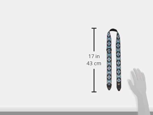 [AUSTRALIA] - Ernie Ball Jacquard Guitar Strap, Albuquerque Blue (P04609) Southwest 