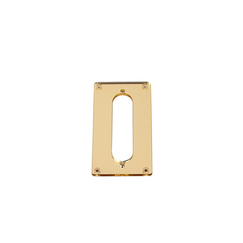 Alnicov Humbucker To Single Pickup Adapter Mounting Ring for Telecaster Guitar Bridge Pickup,Golden Arcylic Mirror