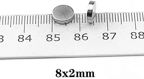 100PCS 8x2mm Neodymium Magnet 8mmx2mm Permanent Round Magnet Strong 8x2mm Super Powerful Magnetic Disc Magnet Sheet 8*2 mm