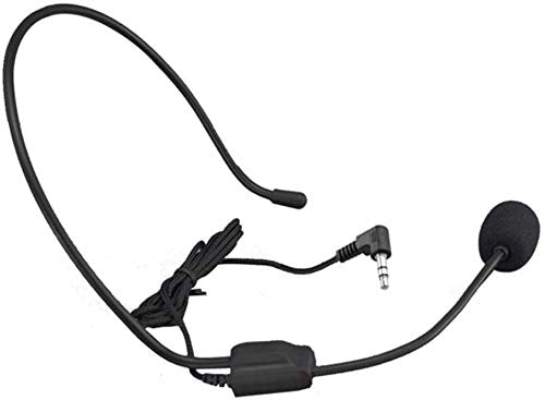 [AUSTRALIA] - 3.5mm Wired Condenser Headset Microphone, Flexible Wired Boom Conference Speech Speaker for Coaches, Tour Guides,Presentations （cord length 3.3ft） 