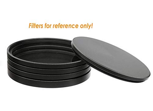 Fotasy 72mm Metal Filter Stack Caps, Filter Stack 72mm, Aluminum Alloy, Slim Stack fits 72mm UV CPL Fader ND Filter