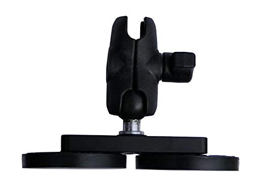 MagWheels™ Heavy Duty Dual Magnetic Camera Mount w/Non-Slip Anti-Scratch Rubber Coating for DSLR & Other Cameras