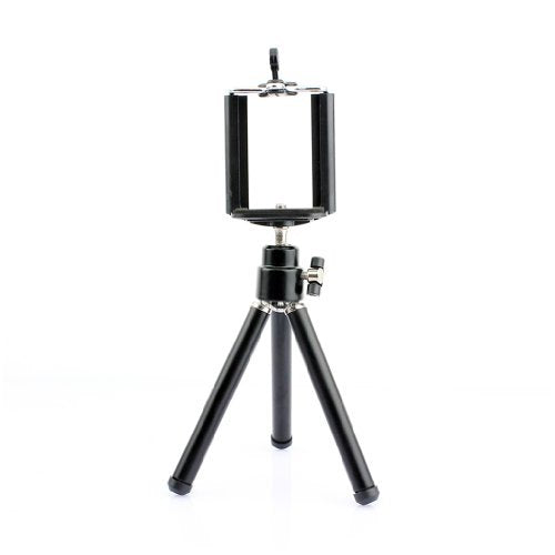 Set of 3 Smartphone and Tripod Mount Adapters for Standard ¼-20 Threaded Screw / Post - Black - 3 Pack Smartphone Mount