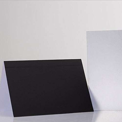 Cardboard Folding Reflector Black Silver White Thick Paper Book Board Reflective for Camera Photo Shooting(2130cm) 23*30cm