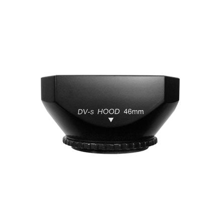 Mennon DV-s 46 Screw Mount 46mm Digital Video Camcorder Lens Hood with Cap, Black