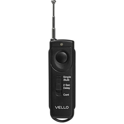 Vello FreeWave Wireless Remote Shutter Release for Nikon DC-2 Connection - D90, D3100, D5000, D5100, D7000
