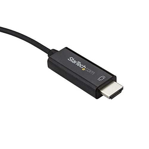 [AUSTRALIA] - StarTech.com 10ft (3m) USB C to HDMI Cable - 4K 60Hz USB Type C to HDMI 2.0 Video Adapter Cable - Thunderbolt 3 Compatible - Laptop to HDMI Monitor/Display - DP 1.2 Alt Mode HBR2 - Black (CDP2HD3MBNL) 9.8 feet 