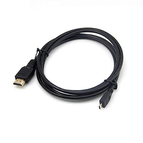 Micro HDMI to HDMI cable, AlyKets HDMI cable for Sony Alpha a6000 a6300 a6500 a5000 a5100 a77II a7IIK a99II a7 a68 & Cybershot Cyber-Shot DSC-HX400 HX400V DSC-HX80 DSC-RX10 DSC-RX100 DSC-WX220 DSC-WX3