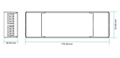 [AUSTRALIA] - SIRS-E 4 Channel CV DMX RDM Digital PWM Decoder for RGB & RGBW LED Lighting 12-36V DC UL Recognized Controller 4x5A Dimmer 5821 SR-2108FA-4CH 