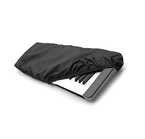 Maloney StageGear Piano Keyboard Dust Cover for 49 Key Keyboards - Reversible Black Nylon Keeps it Free from Dust, Dirt, Moisture; Silver Reflective Material Protects from Sun - Small Case (95728)