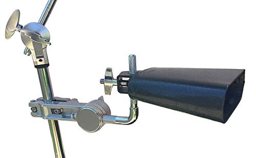 Cowbell Jam Block Tambourine Mount Multi Clamp for Drums - ROSS Percussion Cowbell Mounting Hardware