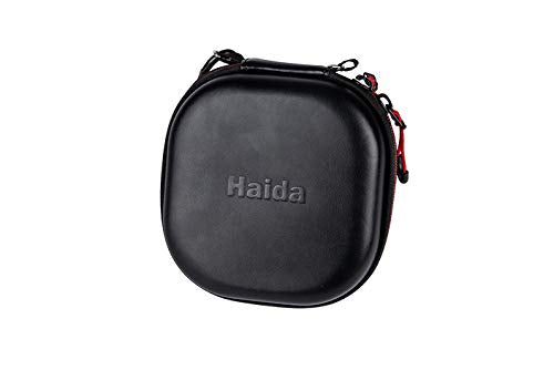 Haida HD4480L 5 Filter Large Hard Tortoise Storage/Travel Zipper Case w Carabiner Holds up to 112mm Filters