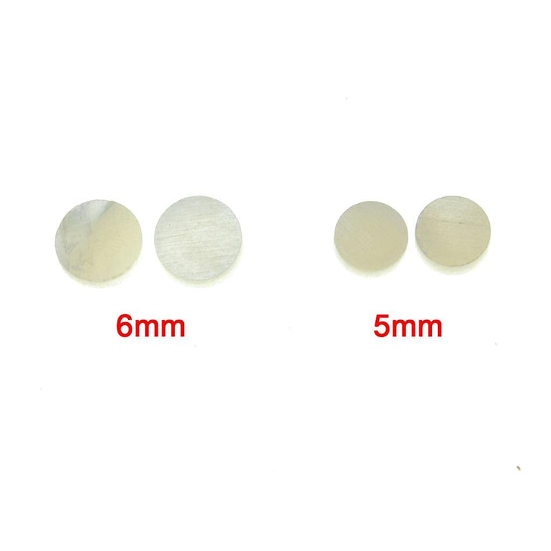 Dopro 20pcs 6x2mm Natural White Mother of Pearl Shell Inlay Fingerboard Fretboard Dots for Guitar Bass Ukulele Banjo