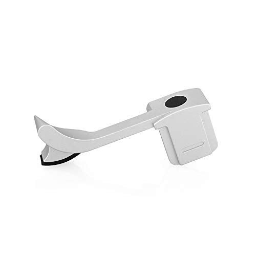 JFOTO LQs-G Thumbs Up Grip Designed for Leica Q Typ 116 Better Balance & Grip Convenience, Camera Silver Metal Hand Hot Shoe Grip, Newest Version securely The Camera