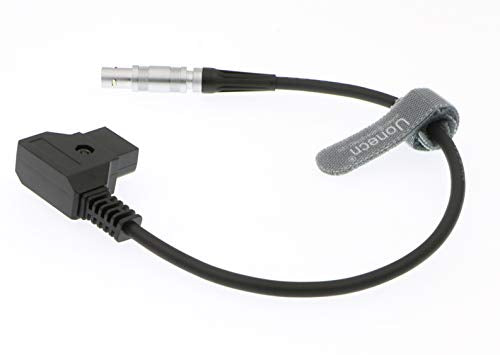 Uonecn Power Cable for Z Cam E2 Blackmagic Pocket Cinema Camera 4 Pin FFA 0S 304 to D Tap