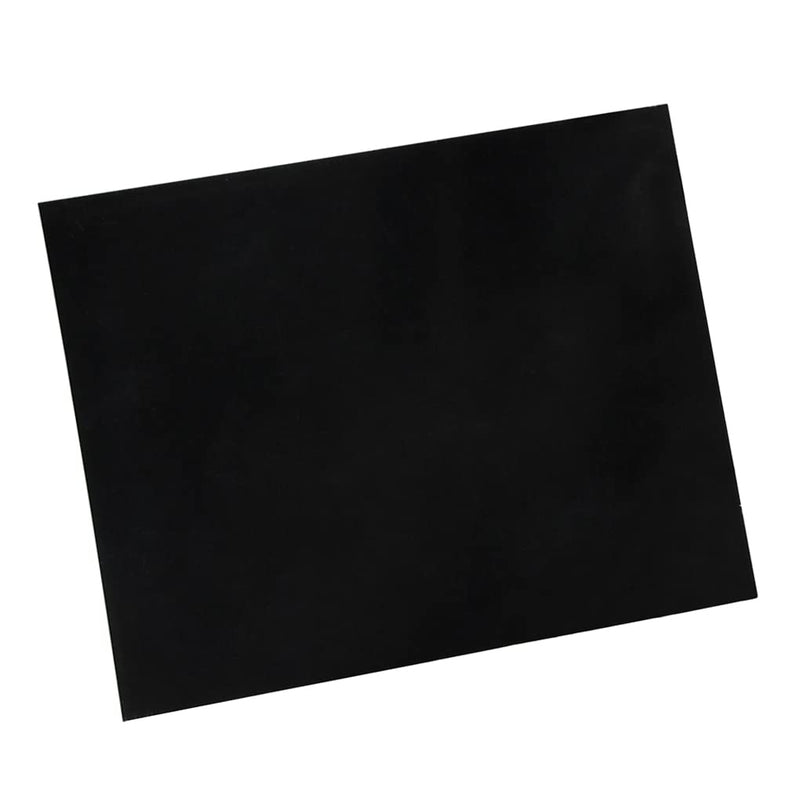 IKN 20X17cm Acoustic Guitar Pickguard Material Anti-scratch Blank Sheet Self-adhesive Backing for Most Acoustic Guitar Custom, Black