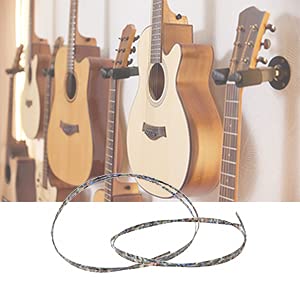 6mm Celluloid Bindings Purfling Strips for Folk Acoustic Guitar Abalone shell
