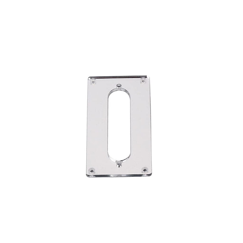 Alnicov Humbucker To Single Pickup Adapter Mounting Ring for Telecaster Guitar Bridge Pickup,Silver Arcylic Mirror