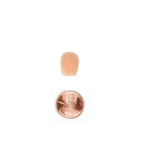 [AUSTRALIA] - EZProGear 10mm Mini Windscreen for Mini Headset Microphone (20 Pack (tan)) 20 Pack (tan) 