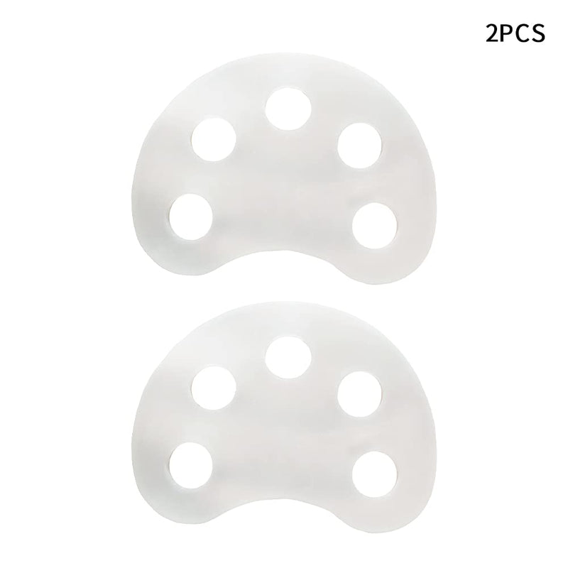 AUTUUCKEE 2pcs Piano Finger Trainer Plastic Finger Expander For Beginner Posture Correction, Finger Expansion Guitar Stretcher Musical Instrument Accessories White