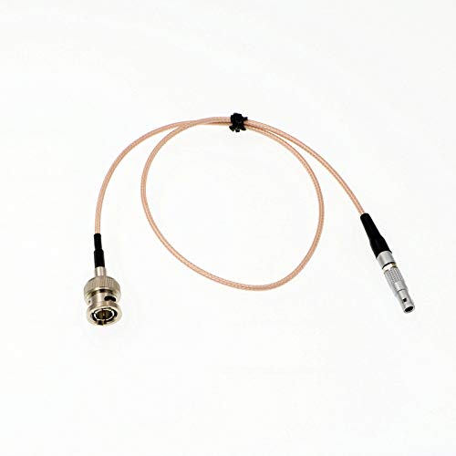 Uonecn Timecode Audio Cable 4 pin Male Nor1438 to BNC Plug for Red Epic Scarlet