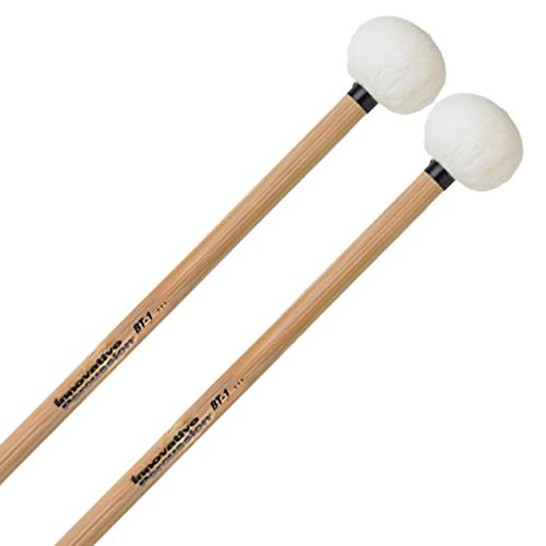 Innovative Percussion BT-1 Bamboo Series Timpani Mallets (Large Roller) LARGE ROLLER