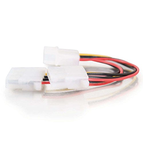 C2G 20413 One 5.25 Inch to Two 5.25 Inch Internal Power Y-Cable (14 Inch) Internal Power Y Cable 14 Inch Multi-Color