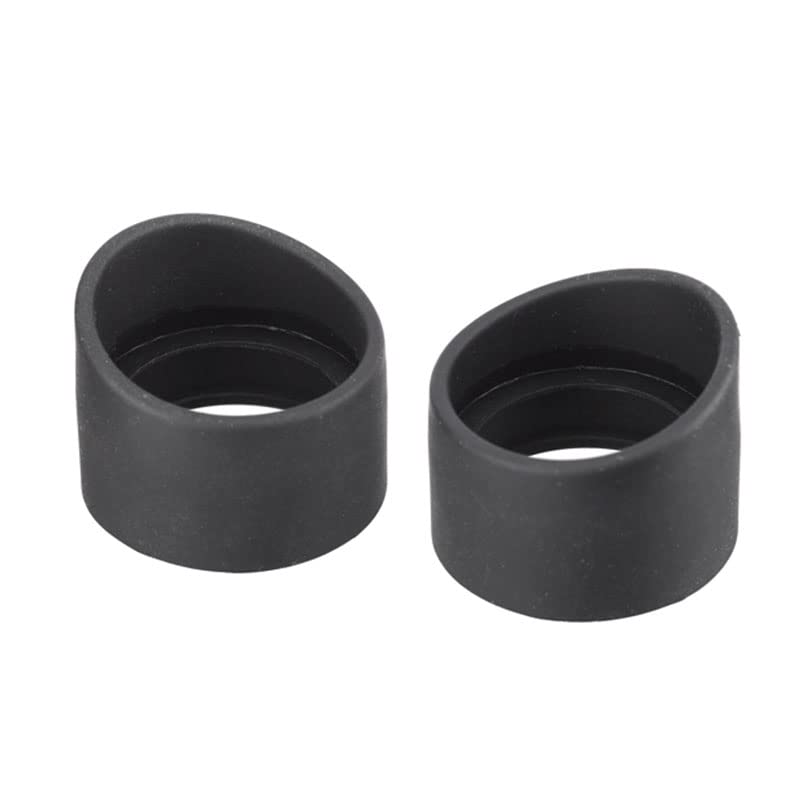 [AUSTRALIA] - 2 Sets Microscope Eyepiece Cover + Eyepiece Dust Free Cover, Rubber Eyepiece Plastic Eyepiece Cover for Stereo Microscope Binocular Trinocular HDMI HD Soldering Lab Repair Lens Digital Camera 