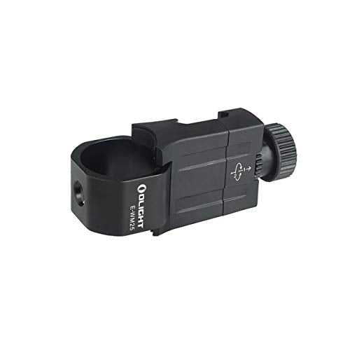 OLIGHT E-WM25 Flashlight Weapon Mount,Compatible with Body Diameter of 24.4 mm to 27.4 mm,Suitable Warrior X, M2R, M2T,M2R Pro,Warrior X Pro,with SKYBEN Battery Box