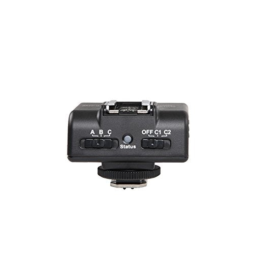 Micnova MQ-WTC40 Wireless E-TTL II Flash Trigger/Shutter Release Combo Kit for Canon EOS 70D, 60D, 50D, 7D, 6D, 5D, 1D, Digital Rebel SL1, T6i, T6s, T5i, T4i, T3i DSLR Cameras (328-foot Range)