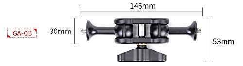 [AUSTRALIA] - Sunwayfoto GA-03 Magic Arm Multi-Purpose Tripod Accessory Mount 1/4" 