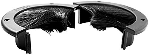 KoldLok 6" Round Brush Grommet, Large Split Grommet with Brush, Raised Floor Airflow Management 1 Pack