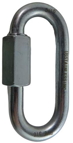 [AUSTRALIA] - US Stainless 5 Pieces Zinc Plated Quick Link 5/16" (8mm) 
