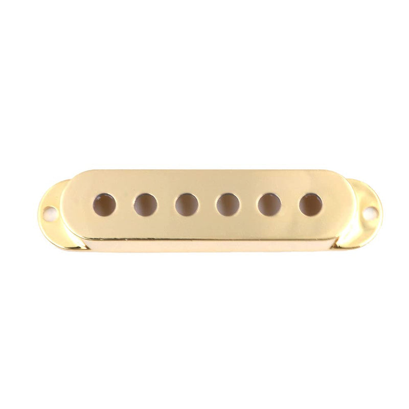 Alnicov Guitar Pickup Covers 6 Hole Single Coil Switch Tip Holder 2 T1V Knobs Set for Strat ST Electric Guitar Golden