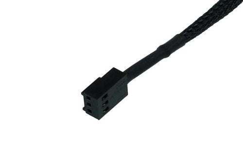 Phobya Y-Cable 3Pin Molex to 3X 3Pin Molex 60cm - Black Cables Fan Cables & adptors