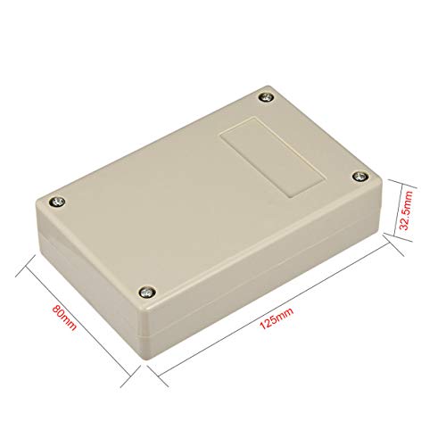 uxcell 125 x 80 x 32.5mm/4.92 x 3.15 x 1.28inch Electronic Plastic DIY Junction Box Enclosure Case