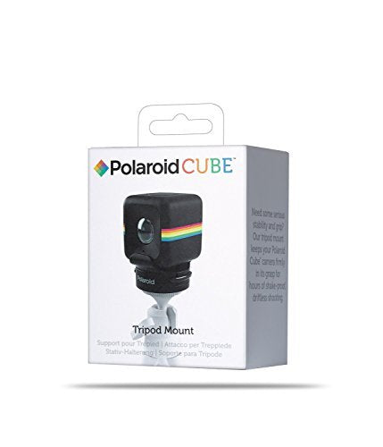 Polaroid Tripod Mount for the Polaroid CUBE, CUBE+ HD Action Lifestyle Camera – Universal Metal Insert Fits all Standard Tripods