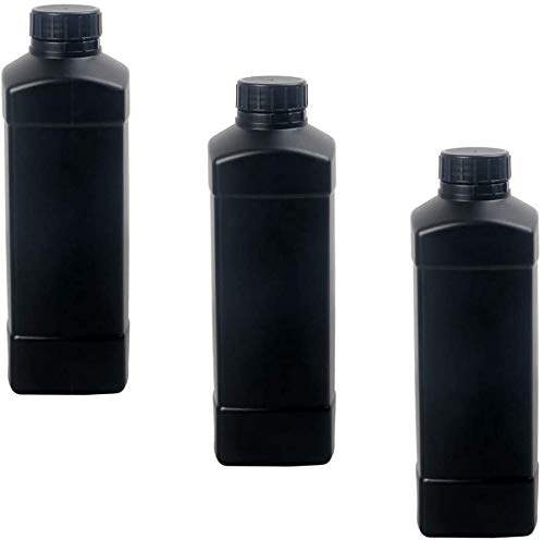 3X 1000ml Darkroom Chemical Storage Bottles Film Photo Developing Processing 1L