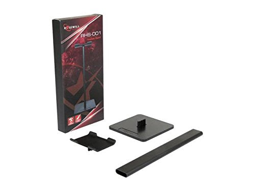 Rosewill Headphone Stand, Universal Aluminum Gaming Headphone Holder Bracket Headset Showing Display Stand Hanger All Headphone Size –Black (RHS-001)