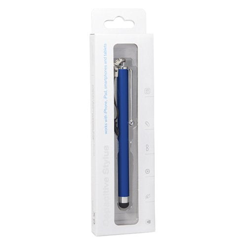 Stylus Pen for Dell Venue Pro (Stylus Pen by BoxWave) - Capacitive Stylus, Rubber Tip Capacitive Stylus Pen for Dell Venue Pro - Lunar Blue