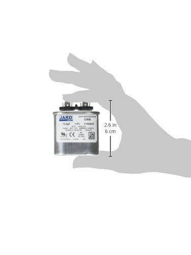 MARS - Motors & Armatures 12908 370V - Oval - 10 Micro-Farads Motor Run Capacitor 1