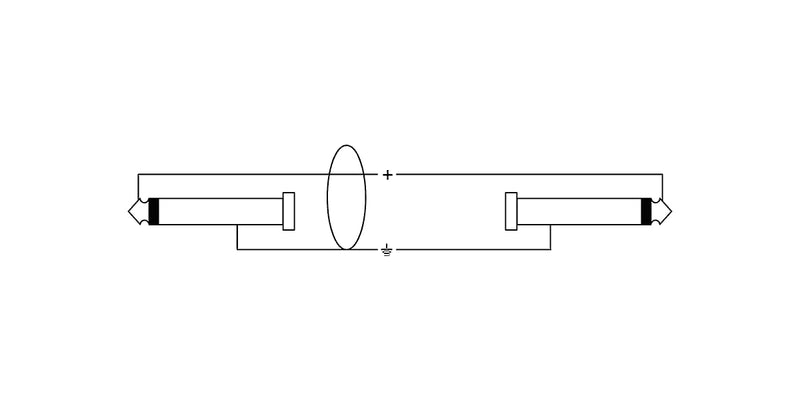 6m straight/angled guitar jack cable