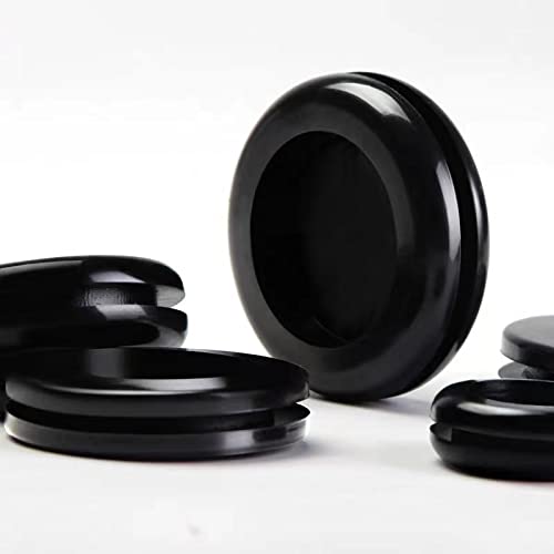 Vrupin 188 Pieces Closed Rubber Grommet Firewall Solid Closed Hole Plug Assortment Kit for Wire Electrical Appliance Plumbing 7 Sizes