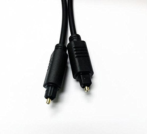 OMNIHIL 10 Feet Long Digital Optical Cable Compatible with Bose CineMate 120 Home Theater System 10FT Black